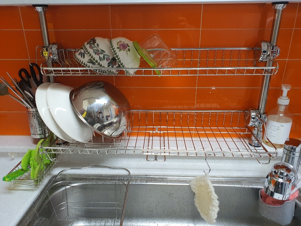 스타픽스 원터치 2단 씽크선반 780 B2