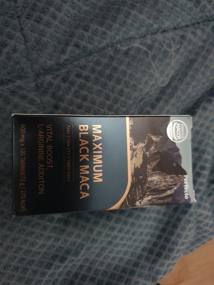 퍼펙토 맥시멈 블랙마카 120정1개입 1개 리뷰후기