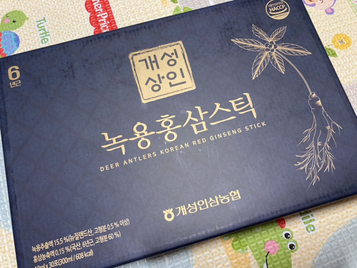 개성상인 녹용 홍삼 스틱 30개입 쇼핑백 리뷰후기
