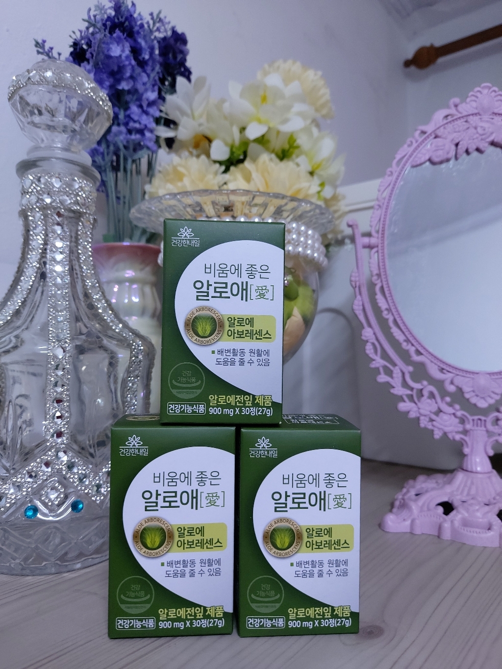 썬샤인) 건강한내일 비움에좋은 알로애 프리미엄 30정 3개월분 쾌변 상쾌 변비 식이섬유