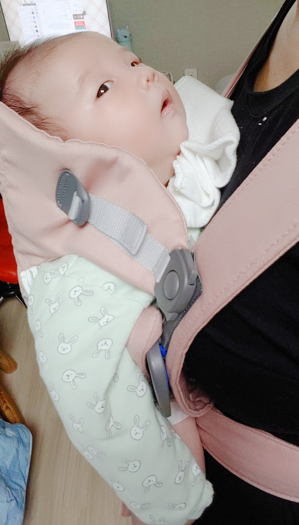 베이비뵨 베이비 캐리어 미니 코튼