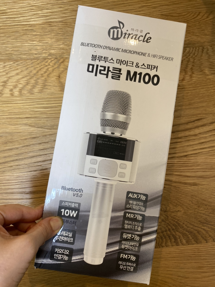 미라클엠 블루투스 마이크 파우치 미러볼
