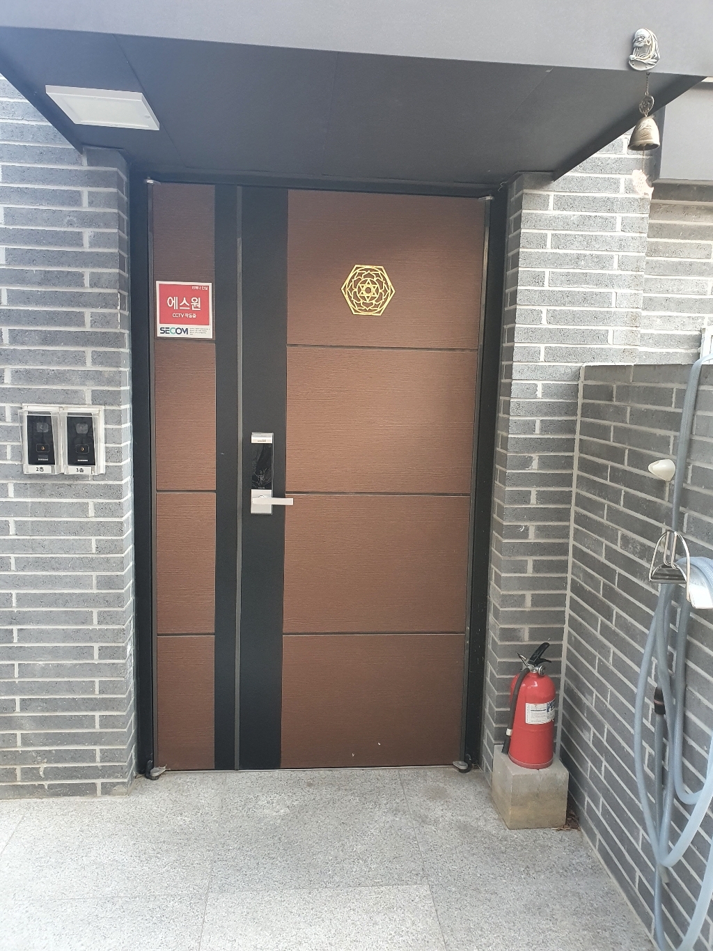 청심 히란야 문양 풍수지리 인테리어 소품 거울 메탈 파워 씰