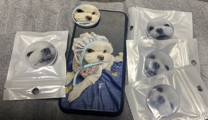 그립톡케이스 사진케이스 커플 커스텀 포토 스마트톡 핸드폰 주문제작