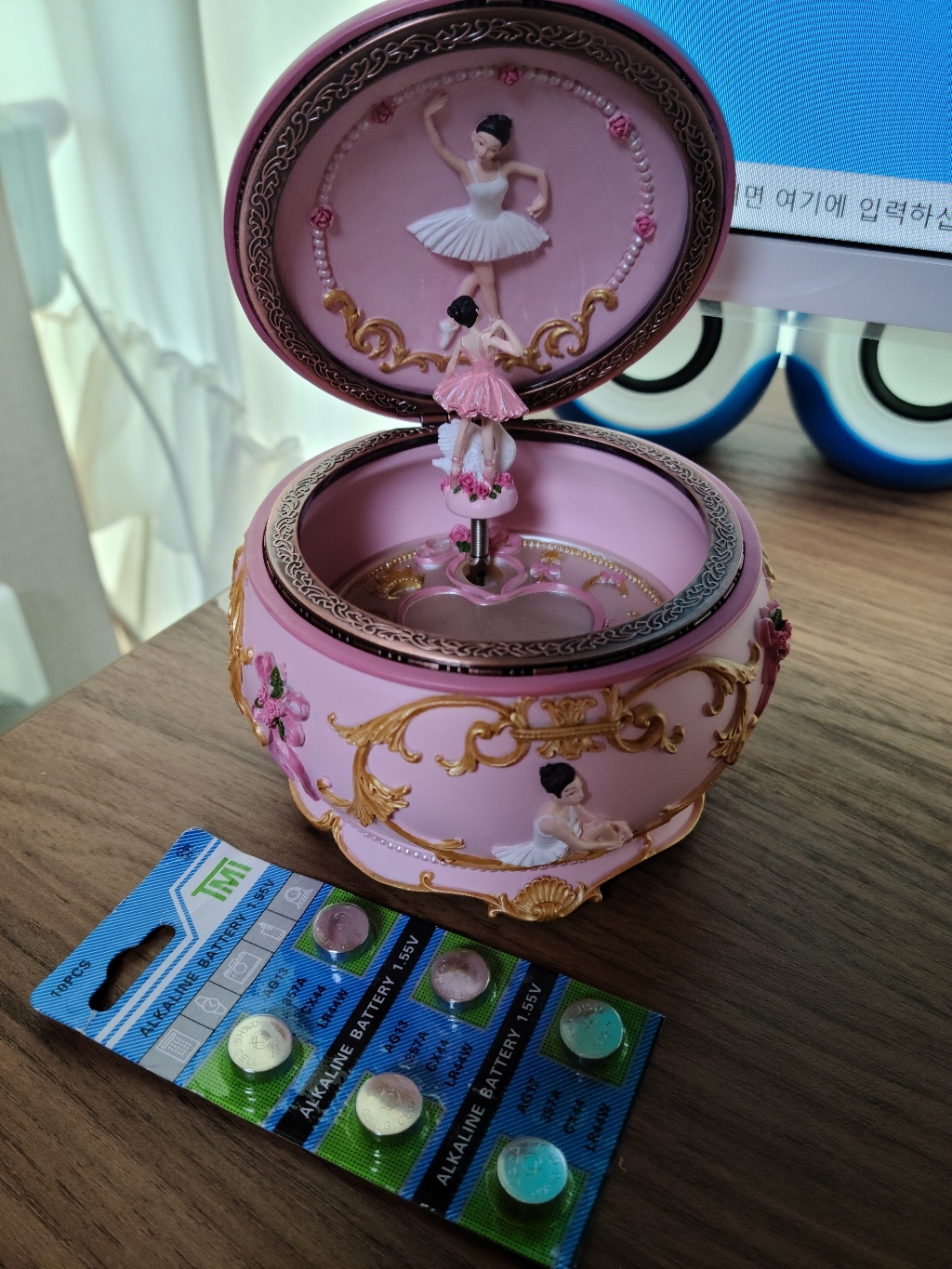 발레리나 앤틱 오르골 보석함