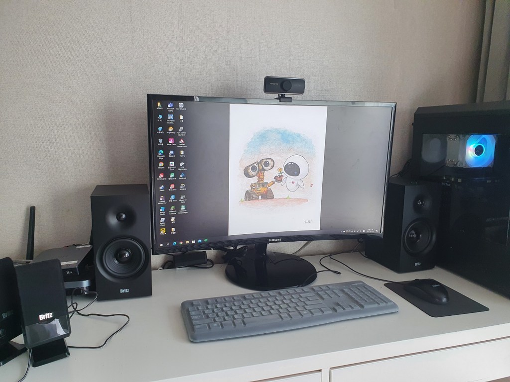 브리츠 BR-R607BT 2채널 블루투스 스피커
