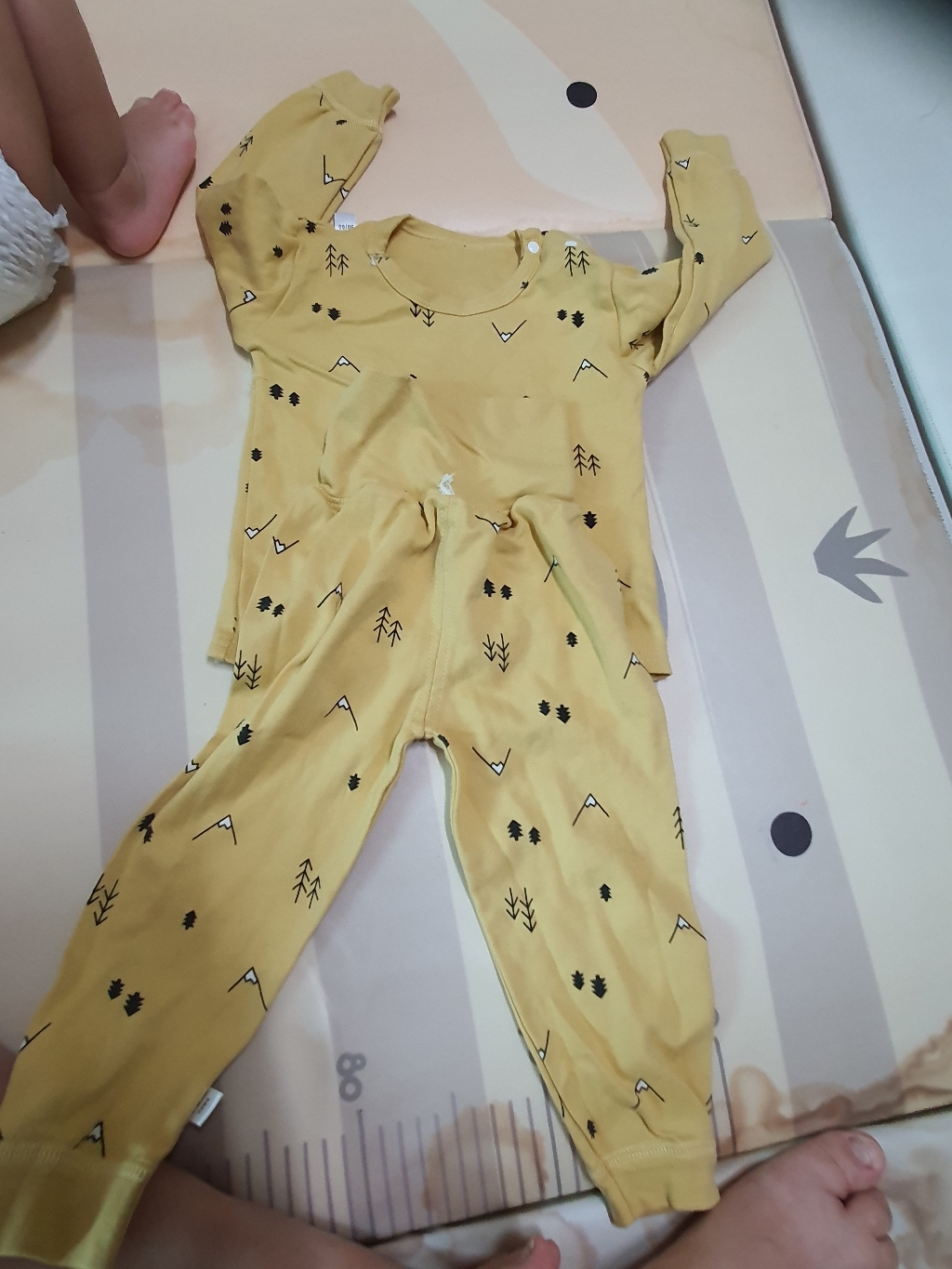 조이멀티 아동용 배앓이 실내복 상하