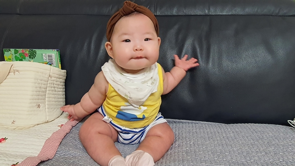 그린베베 아동용 여름 고래 고래 편면 나시 내의 상하