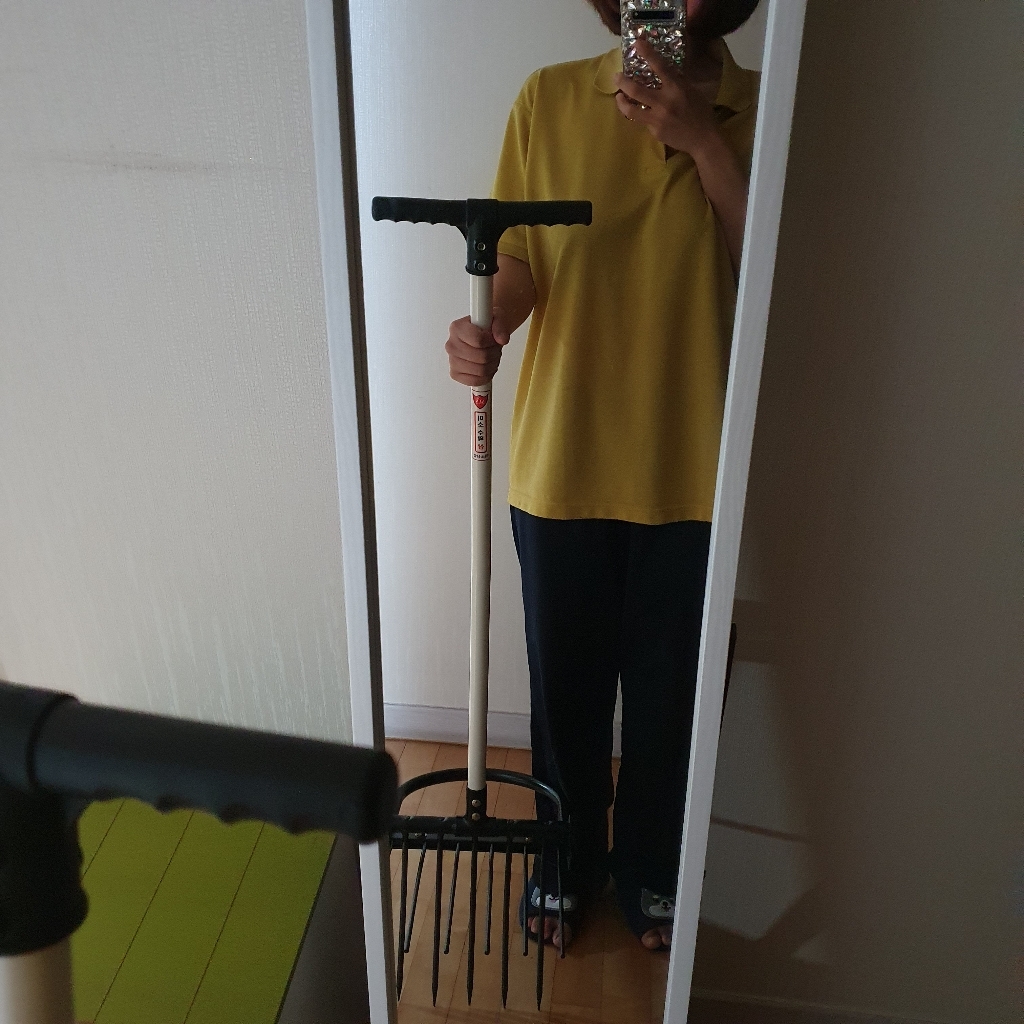 미소산업 미소 텃밭수확삽 로타리삽 리뷰후기