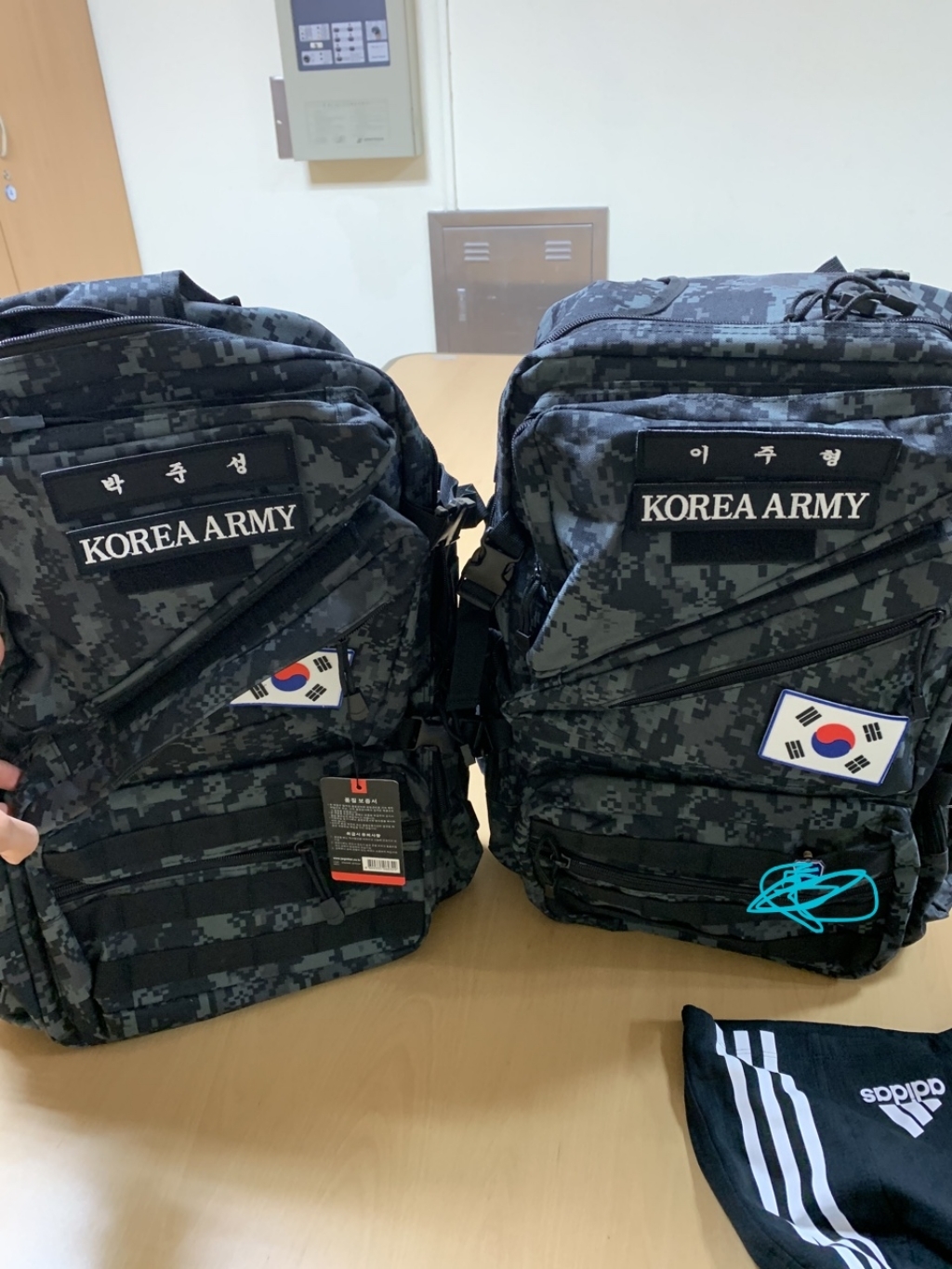 땡큐솔져 007 군인가방 여행가방 백 태극기약장 벨크로 무료제작