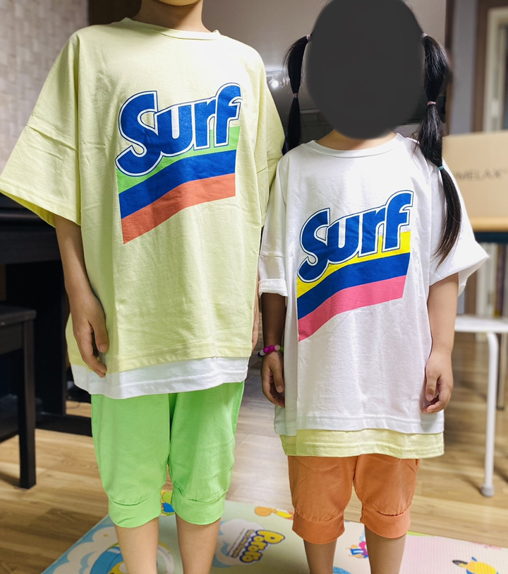 메르시보꾸 아동용 서프레이어드셋 SS0S53 리뷰후기