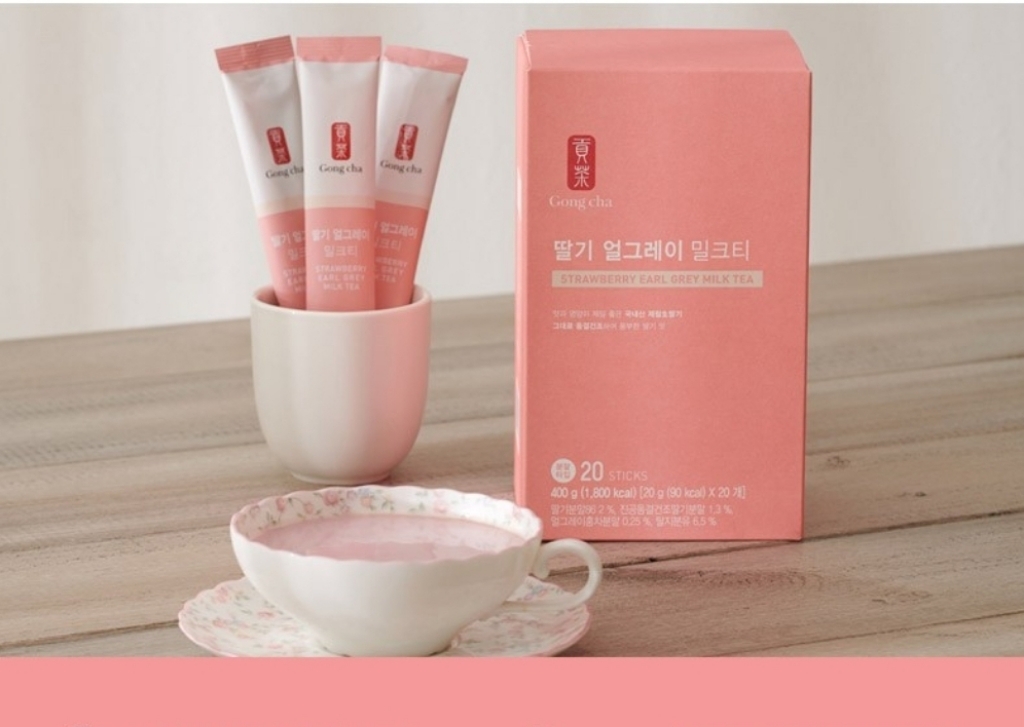 공차 딸기 얼그레이 밀크티 리뷰후기