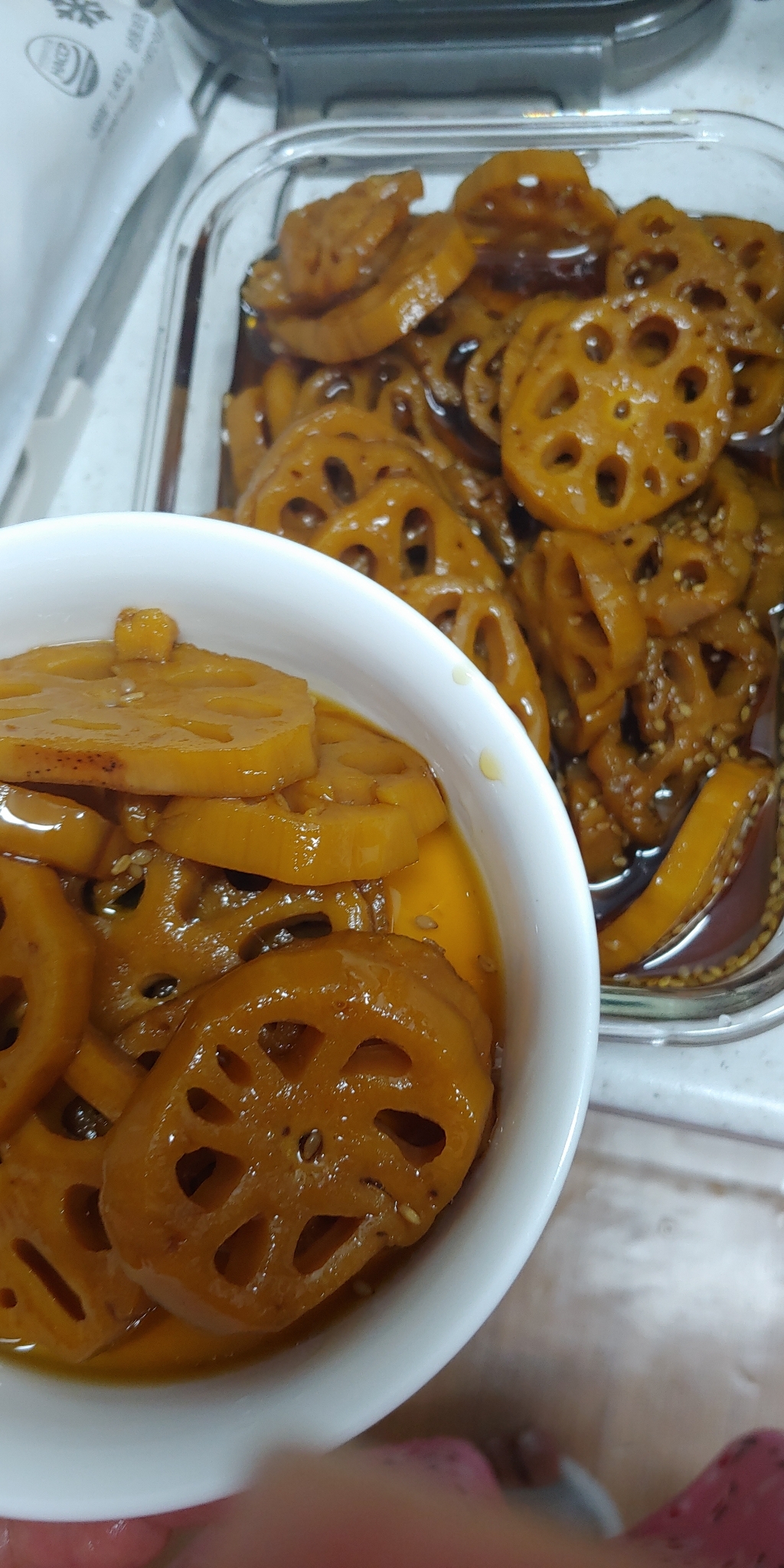반찬단지 연근조림 리뷰후기