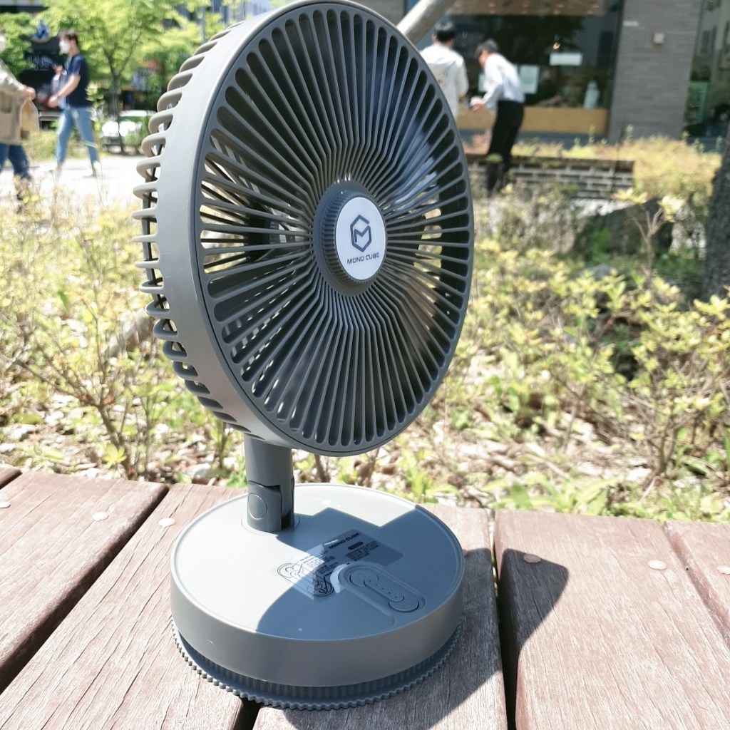 모노큐브 무선 회전 선풍기 휴대용 손 캠핑용 저소음 핸디형 미니 야외용 여행용 써큘레이터 리뷰후기