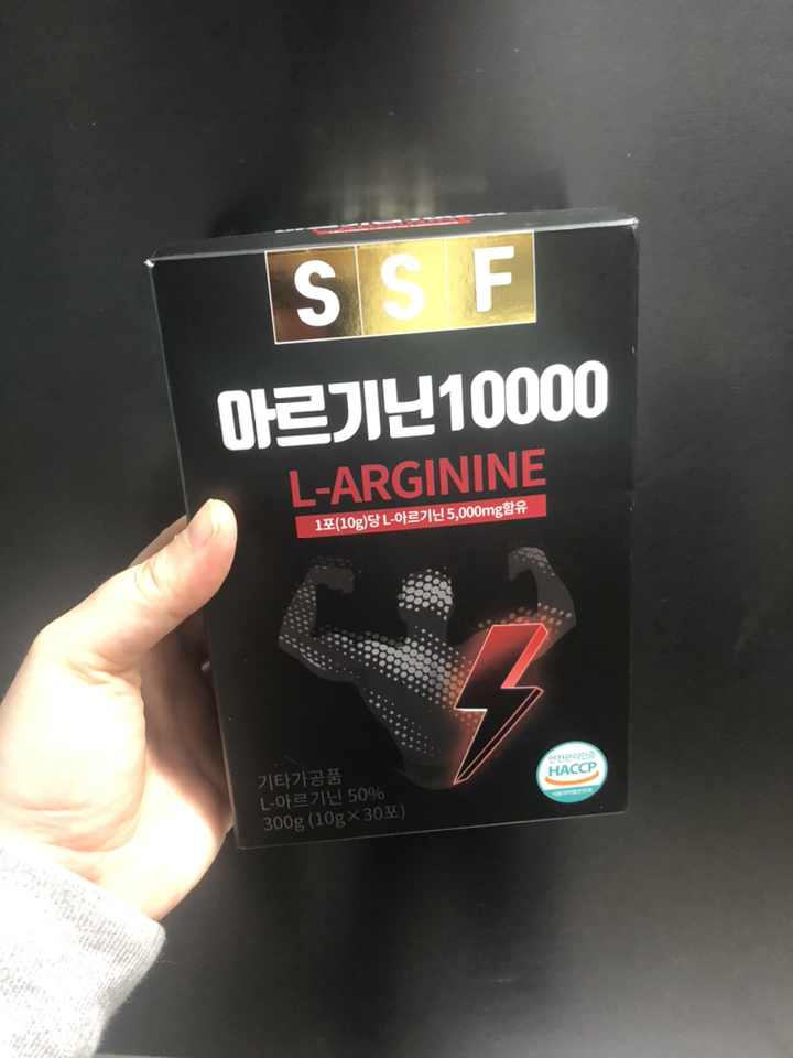 순수식품 아르기닌 10000 고함량 L-아르기닌 5000mg함유 10gX30포(1개월분) 리뷰 후기