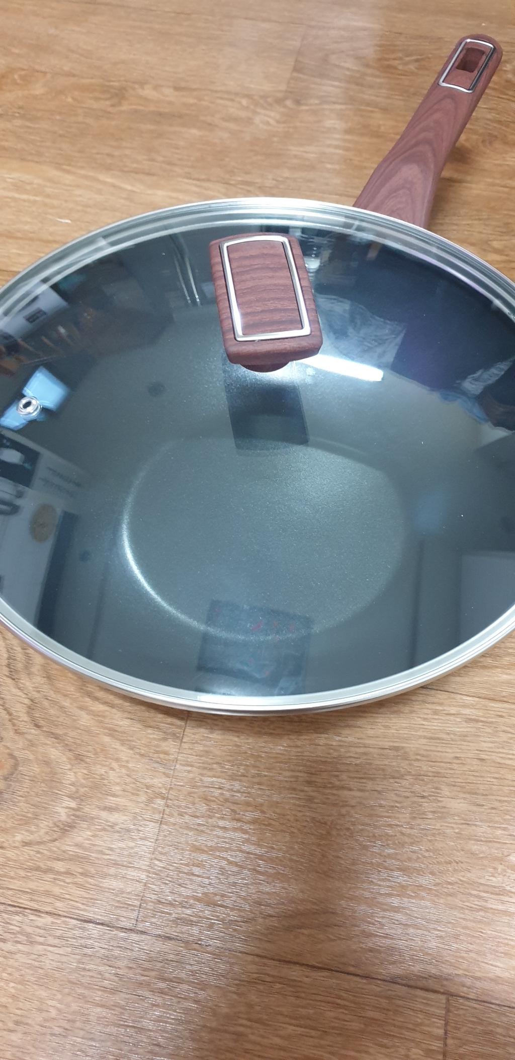 티타늄코팅 통3중바닥 스텐 궁중팬 웍