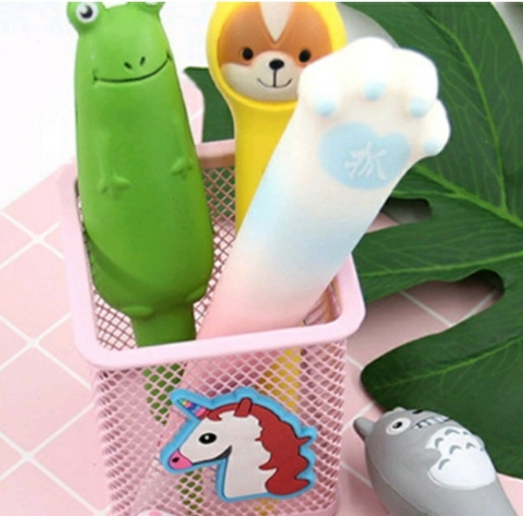 말랑말랑 스퀴시볼펜 찹쌀떡같은 중성펜 15종컬렉션