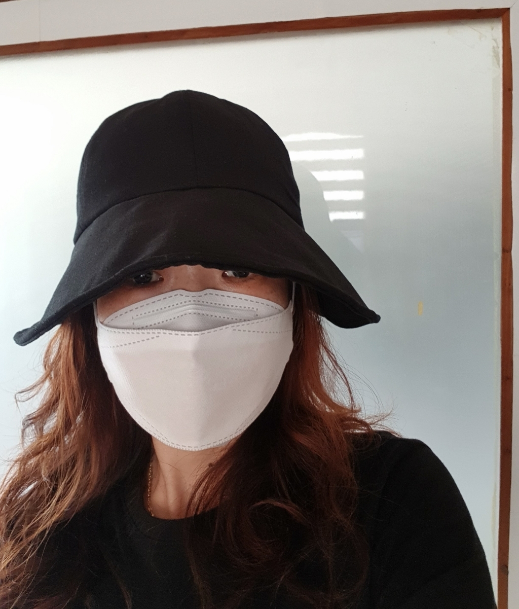 웨스트무브 여성용 린넨 와이어 코트로 벙거지모자