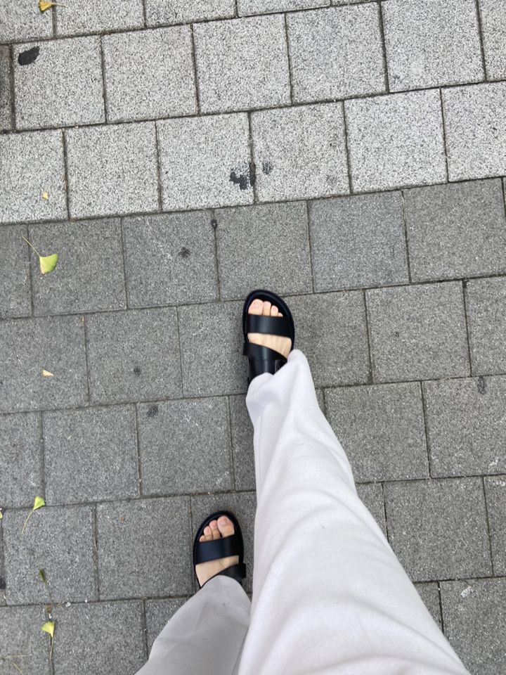 엘칸토 마쯔 남성 소가죽 더블 스트랩 샌들 2 W126