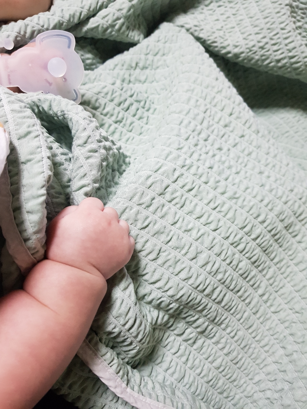 이몽 뱀부리플 3중직 신생아 아기 블랭킷