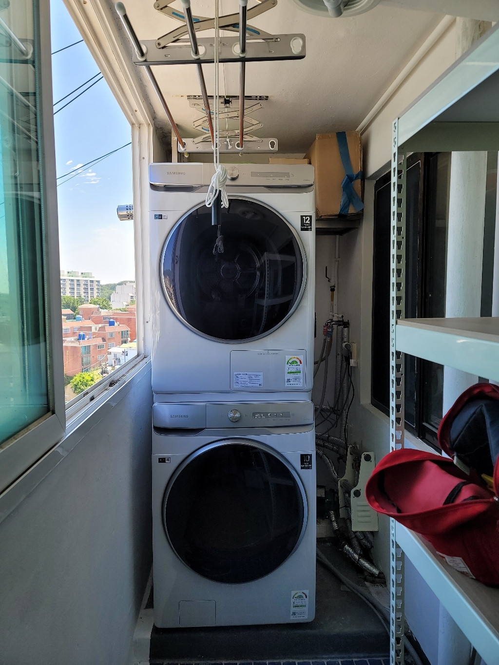 삼성전자 그랑데 AI 드럼세탁기 WF24T8500KE 건조기 DV17T8740SE 방문설치