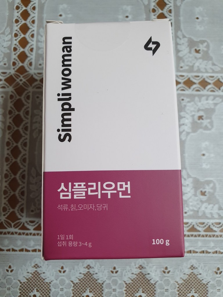 심플리우먼 여성건강 필수 4대성분 석류 칡 당귀 오미자 고함량 건강환