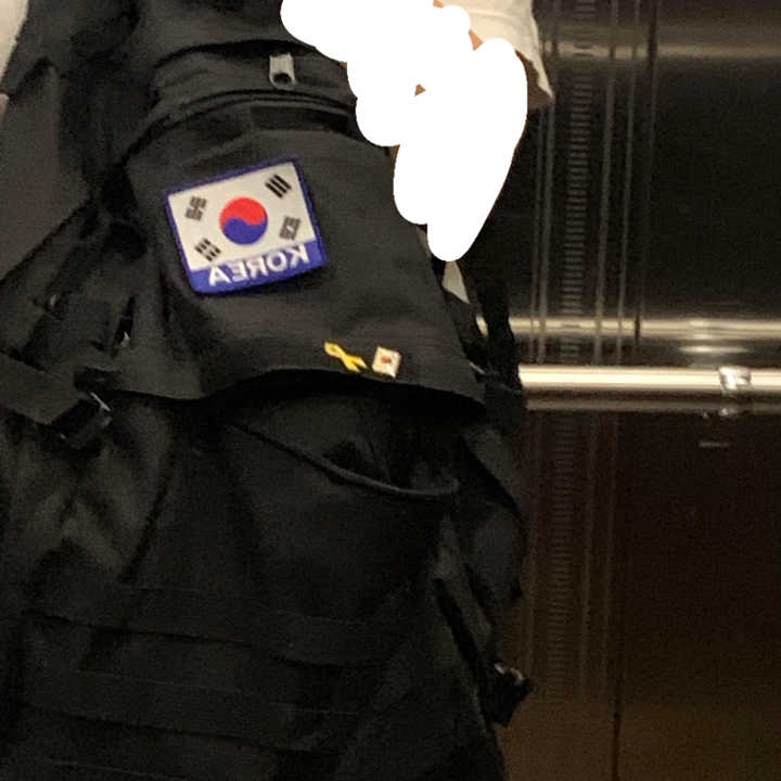 데일리 보급형 군인가방 40L 태극기 약장 태극기 뱃지 소 리뷰후기