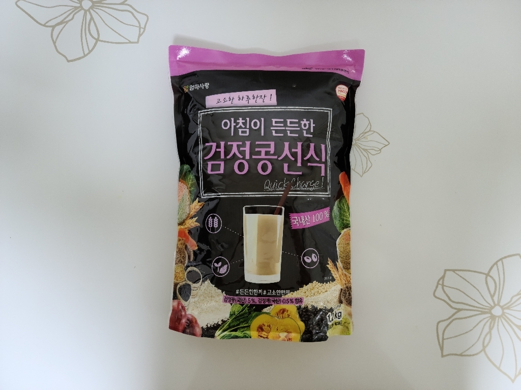엄마사랑 아침이 든든한 검정콩 선식 1개 1 리뷰후기