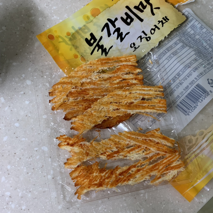 불갈비맛 오징어채 리뷰후기