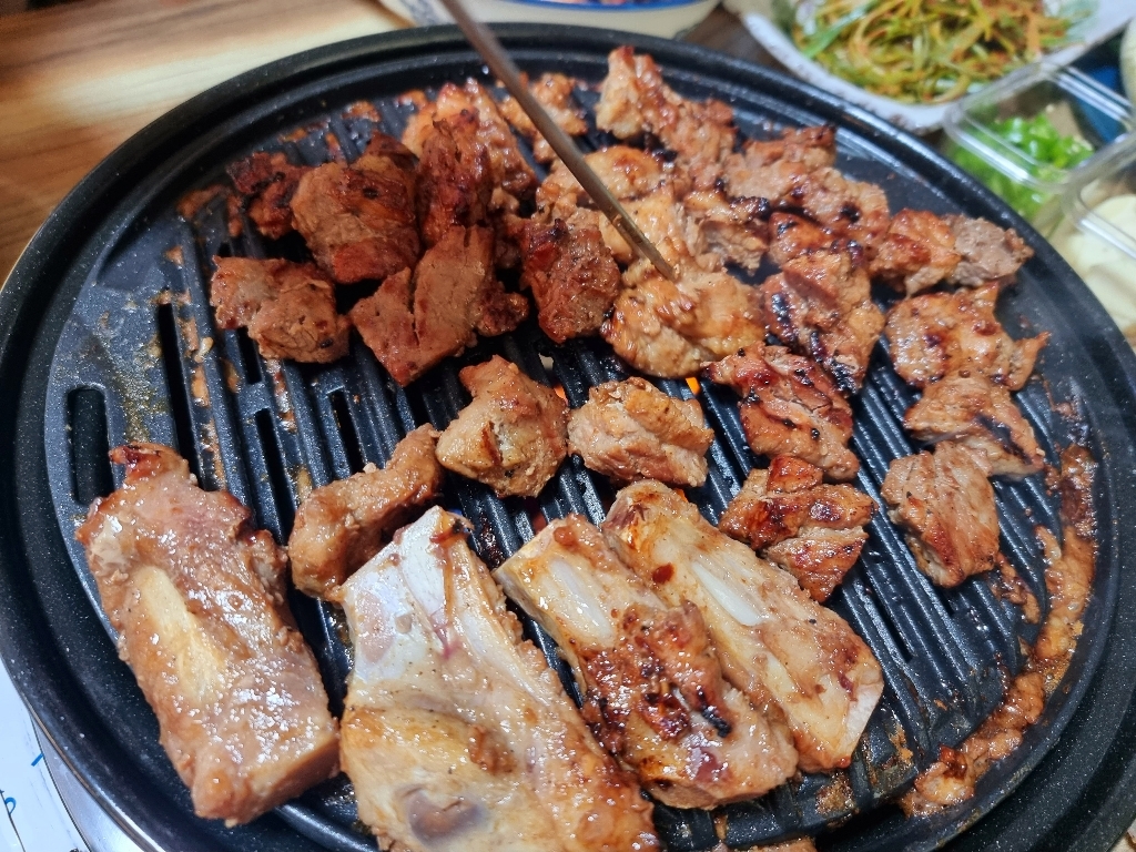 국내산돼지고기 수제 양념 돼지 갈비 리뷰후기