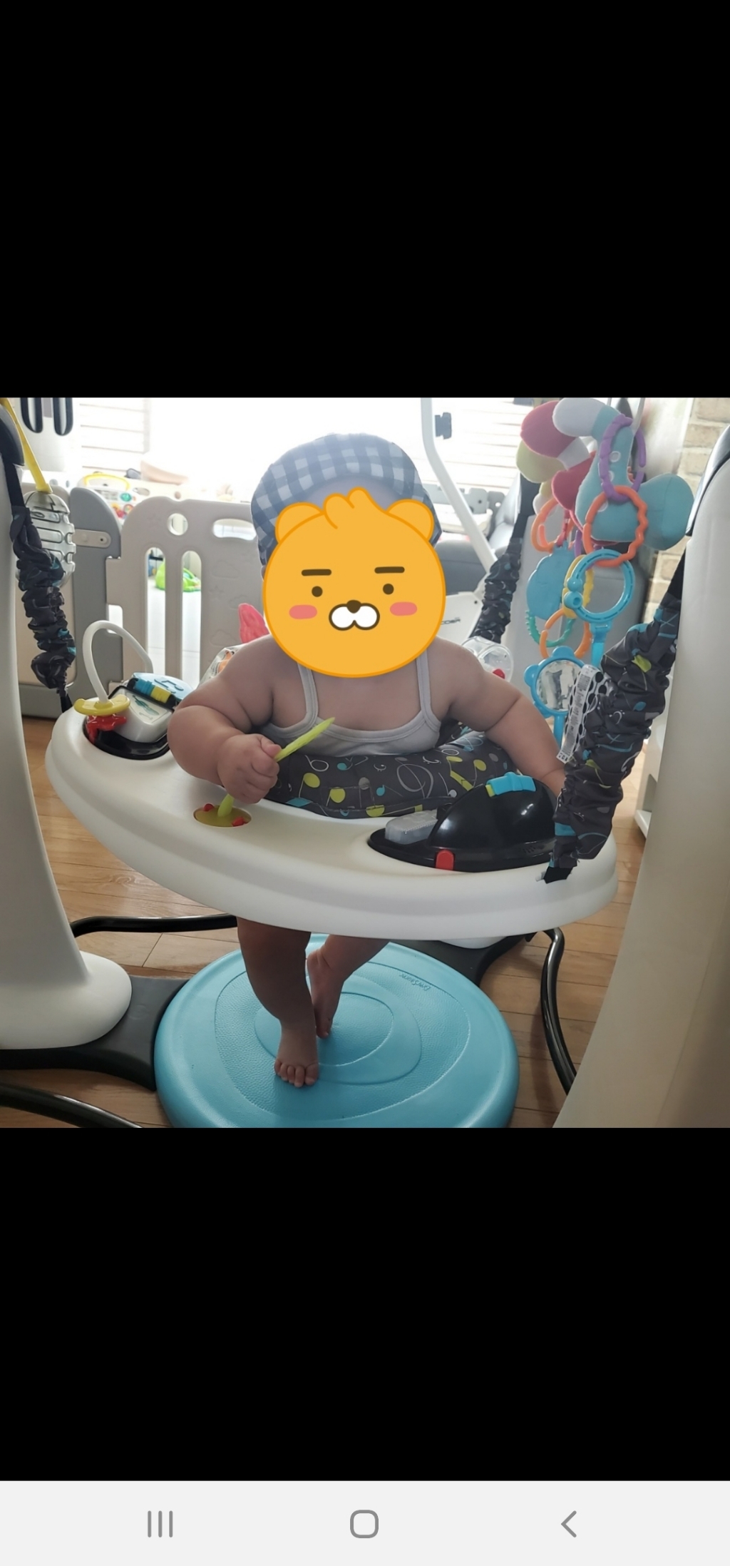 비솔 아기 볼캡 체크 캡모자 돌아기 백일 사이즈조절 얌채챙 모자