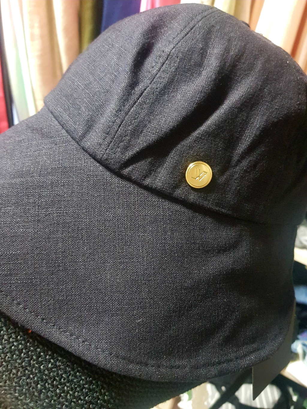 화이트샌즈 뉴 케이티 린넨 보닛햇