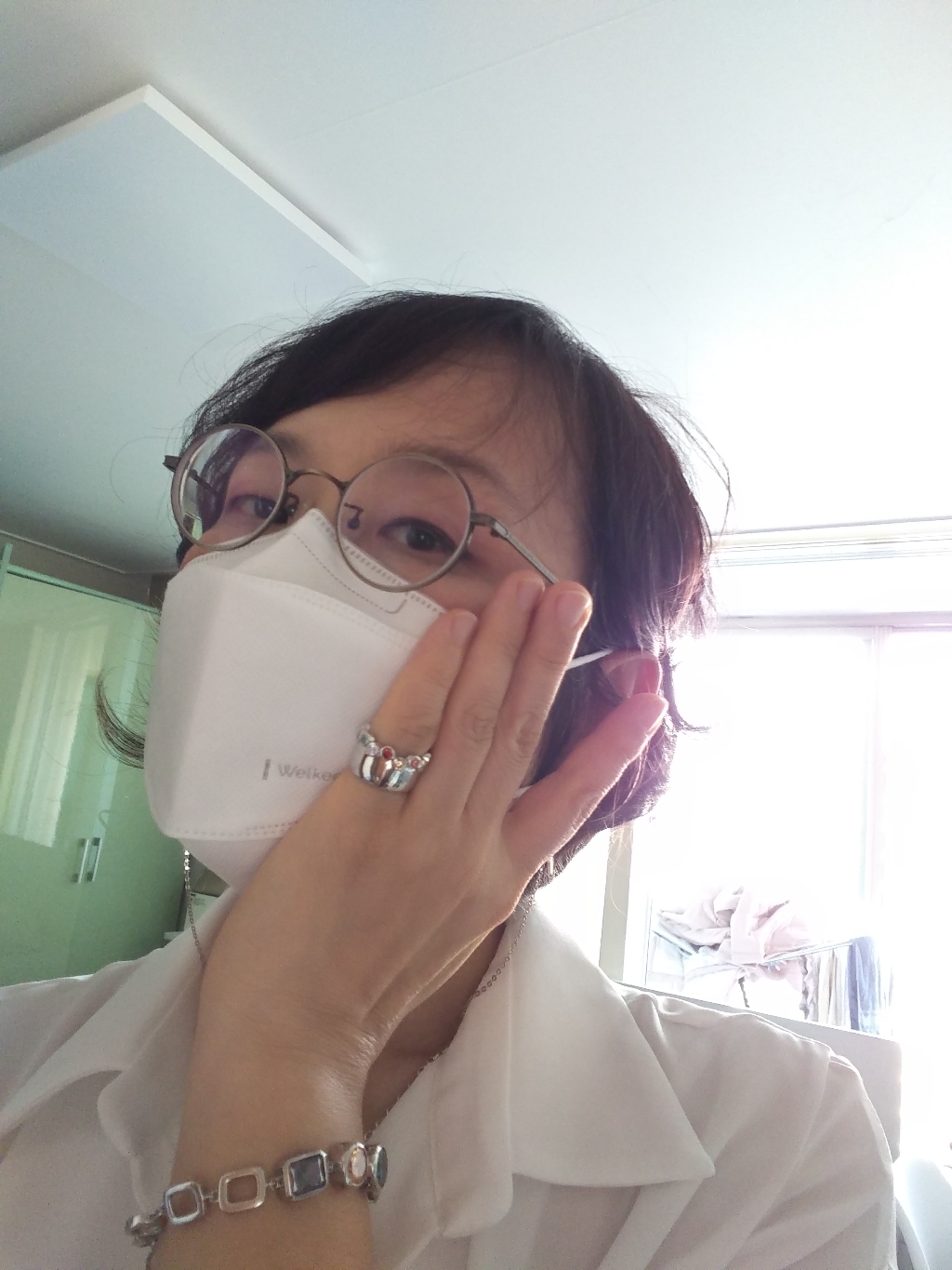 핸드메이드 925 볼드링 라라살롱 앨리스 크라운 실버반지