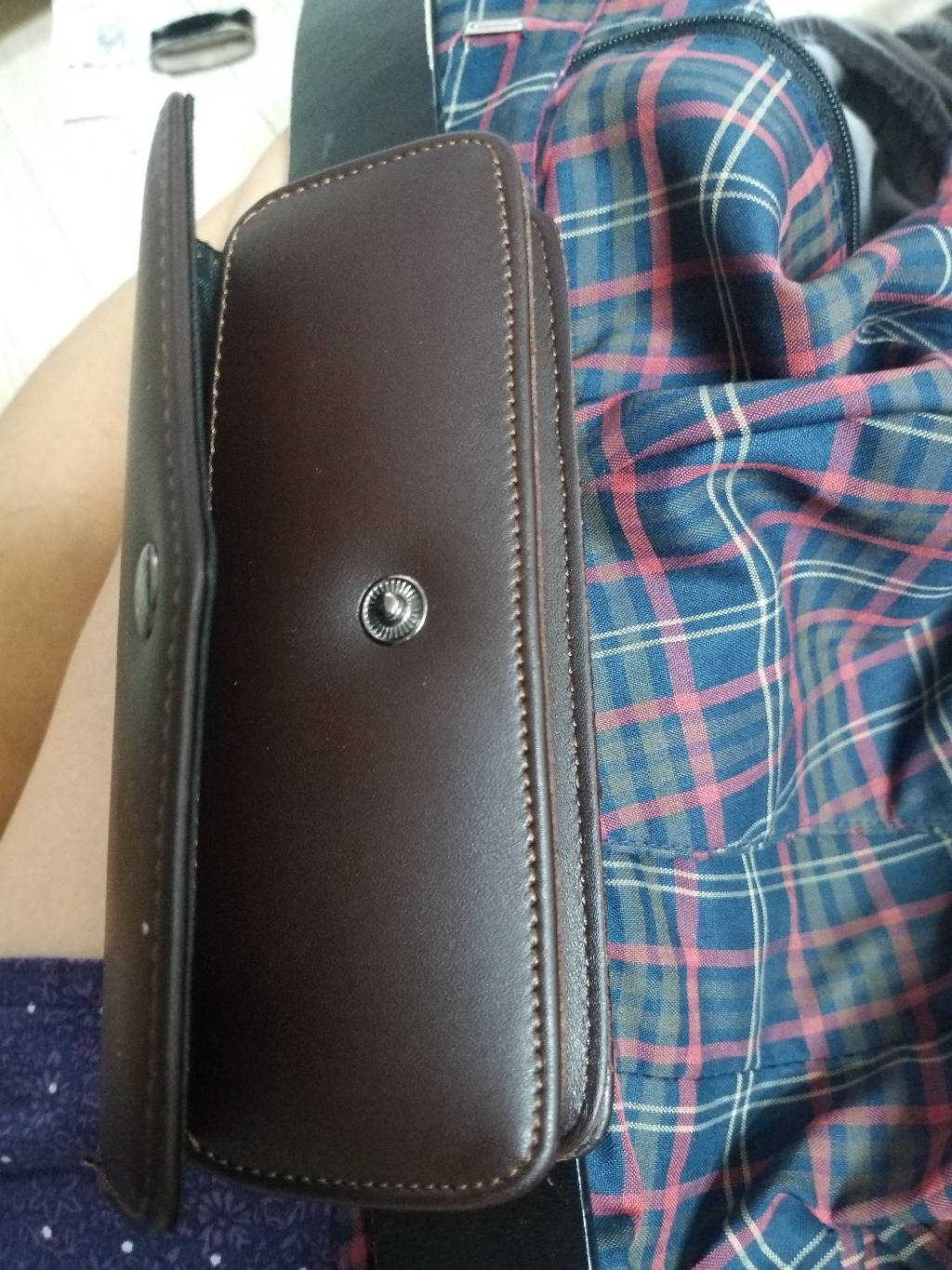 편리한 벨트 안경집 돋보기 휴대용 가죽 안경케이스 리뷰 후기