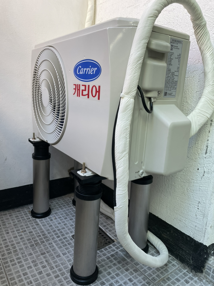 에어컨실외기 거치대 주택 아파트 베란다 물청소 실외기 다리 받침 부식방지 클린