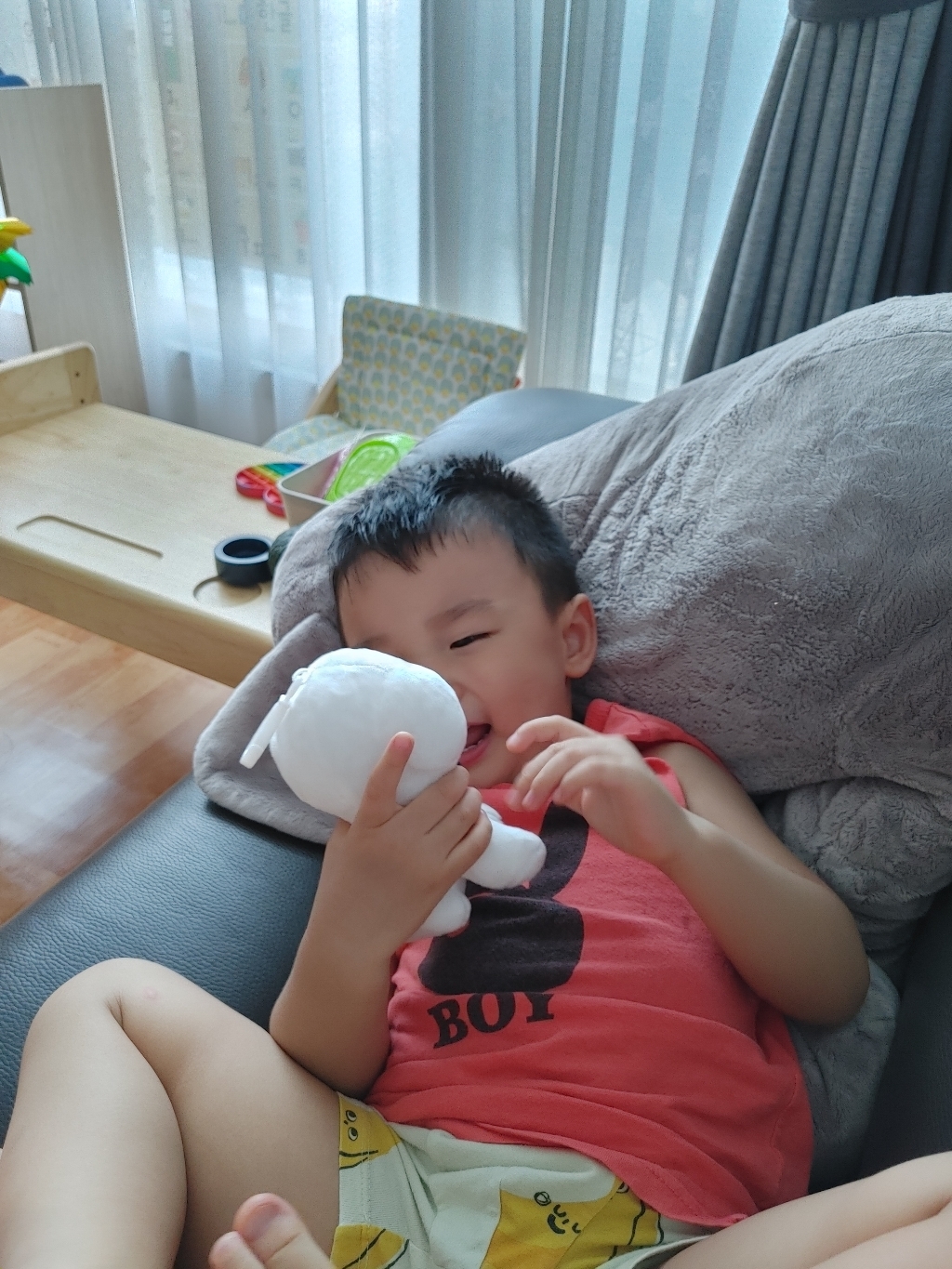 빵아 싯팅 가방고리 봉제인형 소형
