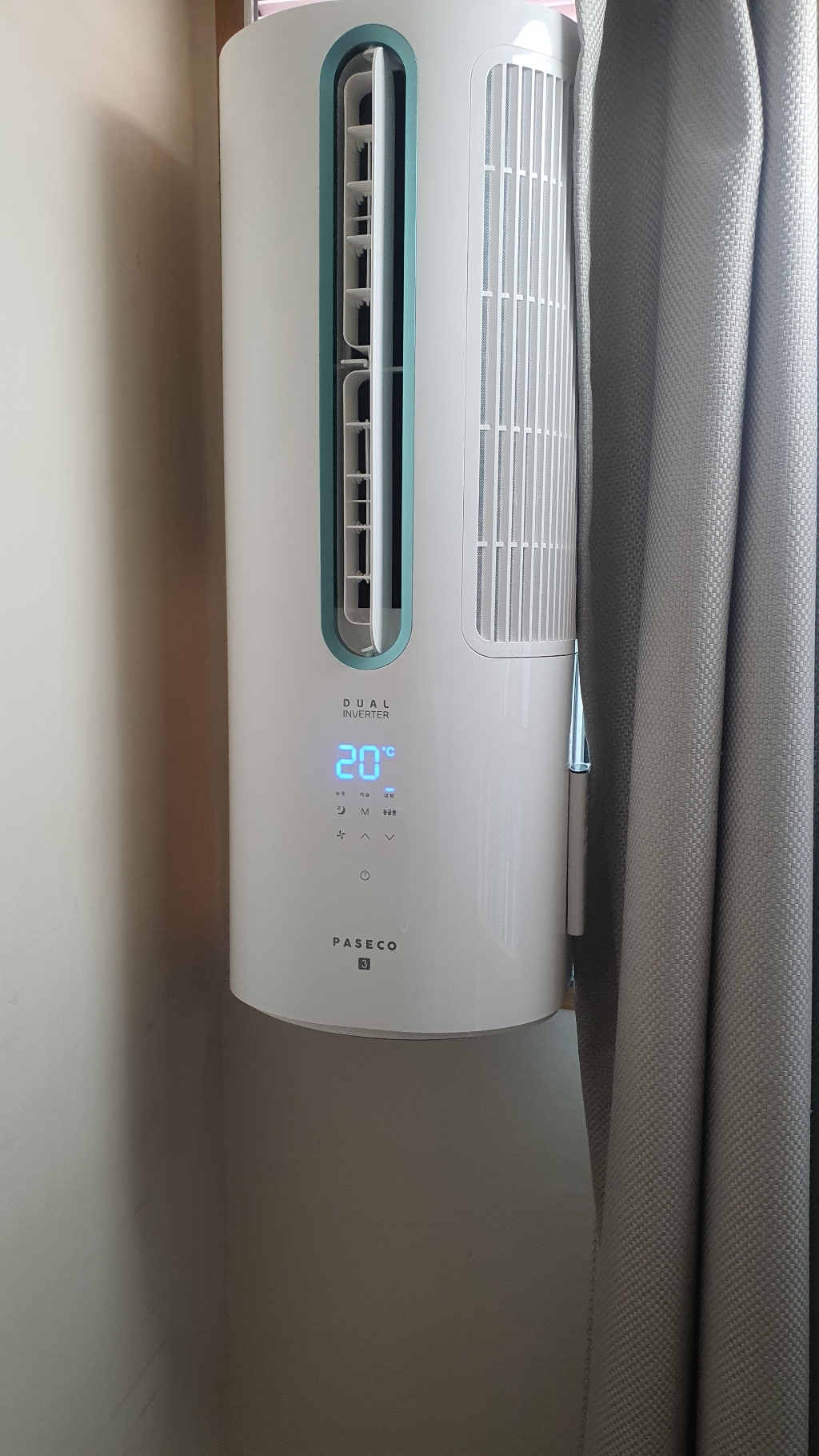 파세코 3세대 창문형 에어컨 듀얼인버터 파인민트 WA-3300W 리뷰 후기