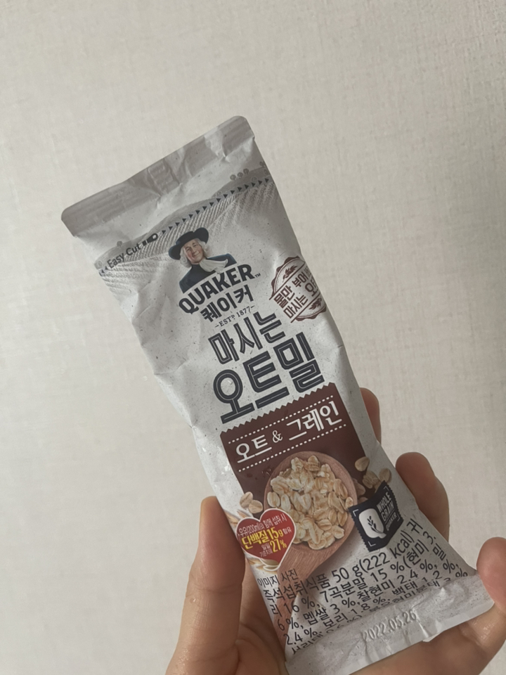 퀘이커 마시는 오트밀 오트&a;그레인 리뷰후기