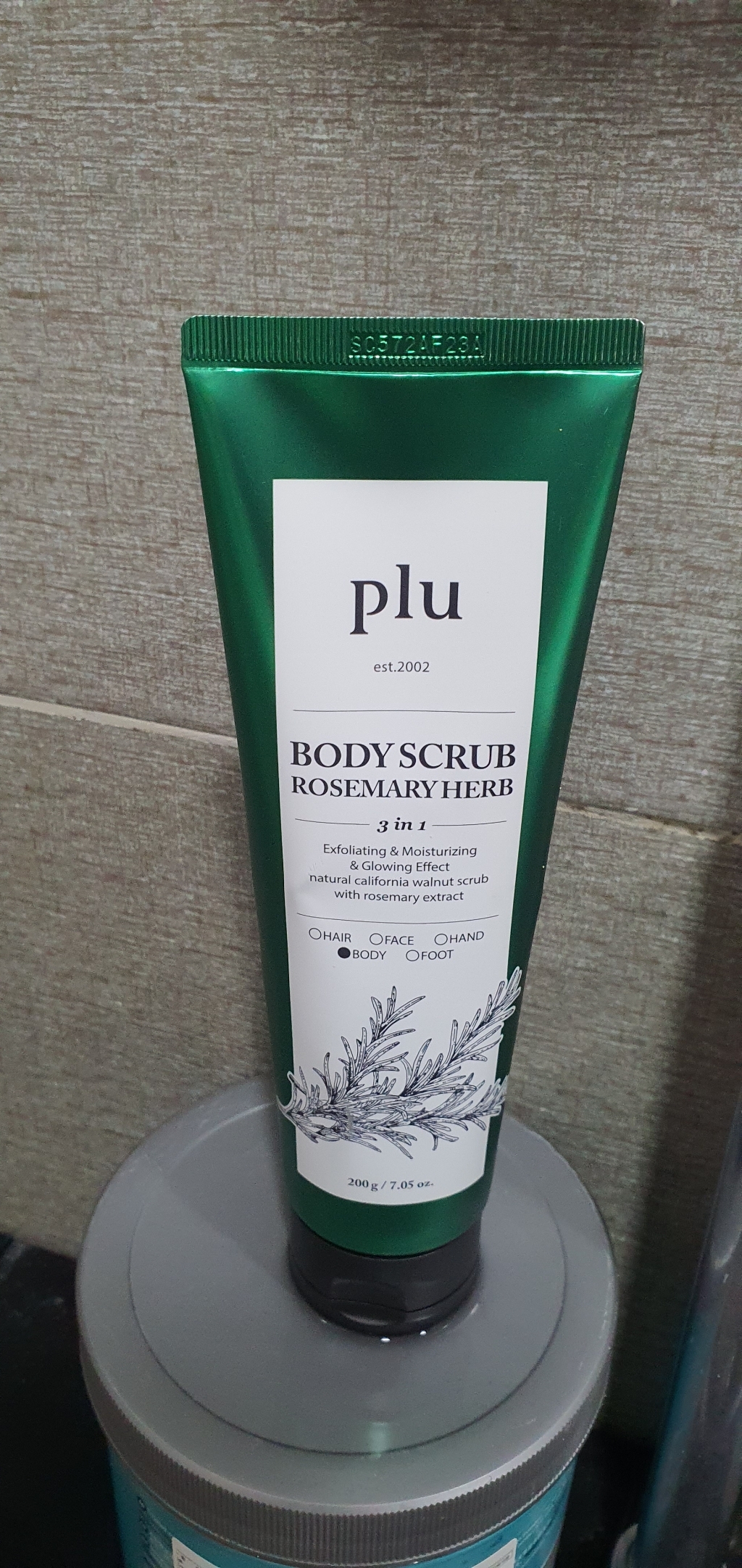 플루 오리지널 바디스크럽 로즈마리 허브향
