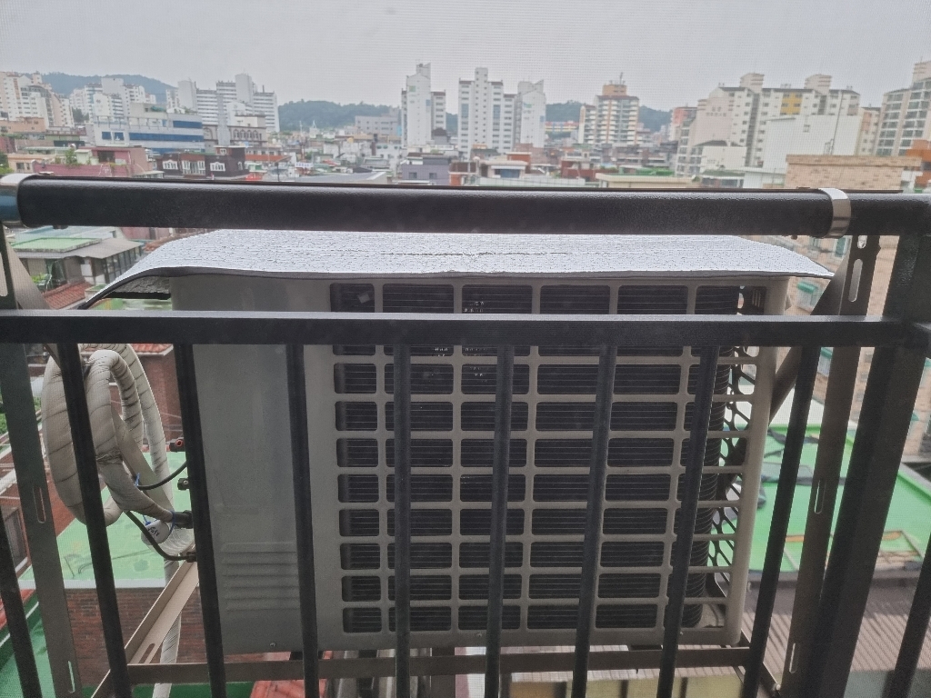 코멧 에어컨 실외기 알루미늄 커버 리뷰후기