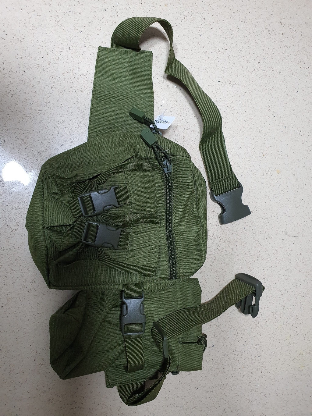 남자 등산 보조 물통 벨트 가방 밀리터리 물병 작업용 주머니 힙색 여행용 큰 대형 허리백