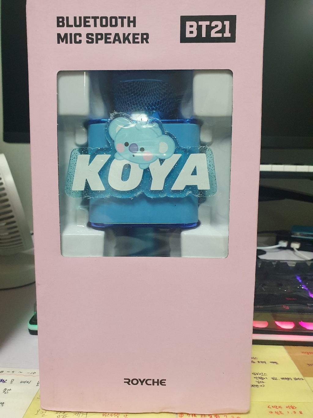 로이체 BT21 베이비 무선 블루투스 마이크 스피커 KOYA
