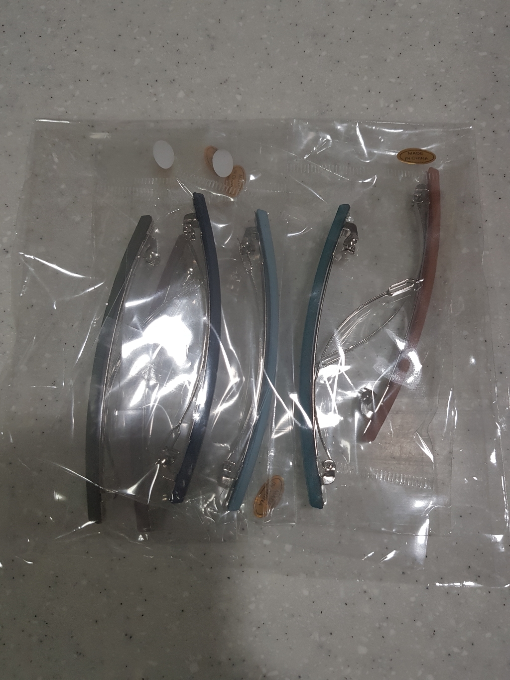 코코드림 모노모노 무광 코팅 빼빼로핀 스틱 머리핀 6개입