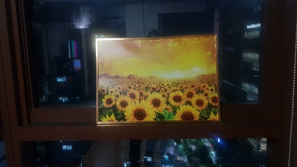 해바라기그림 해바라기 풍수지리 액자