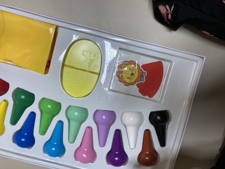 동아 베이비칼라 노랑 병아리 크레용 2세트