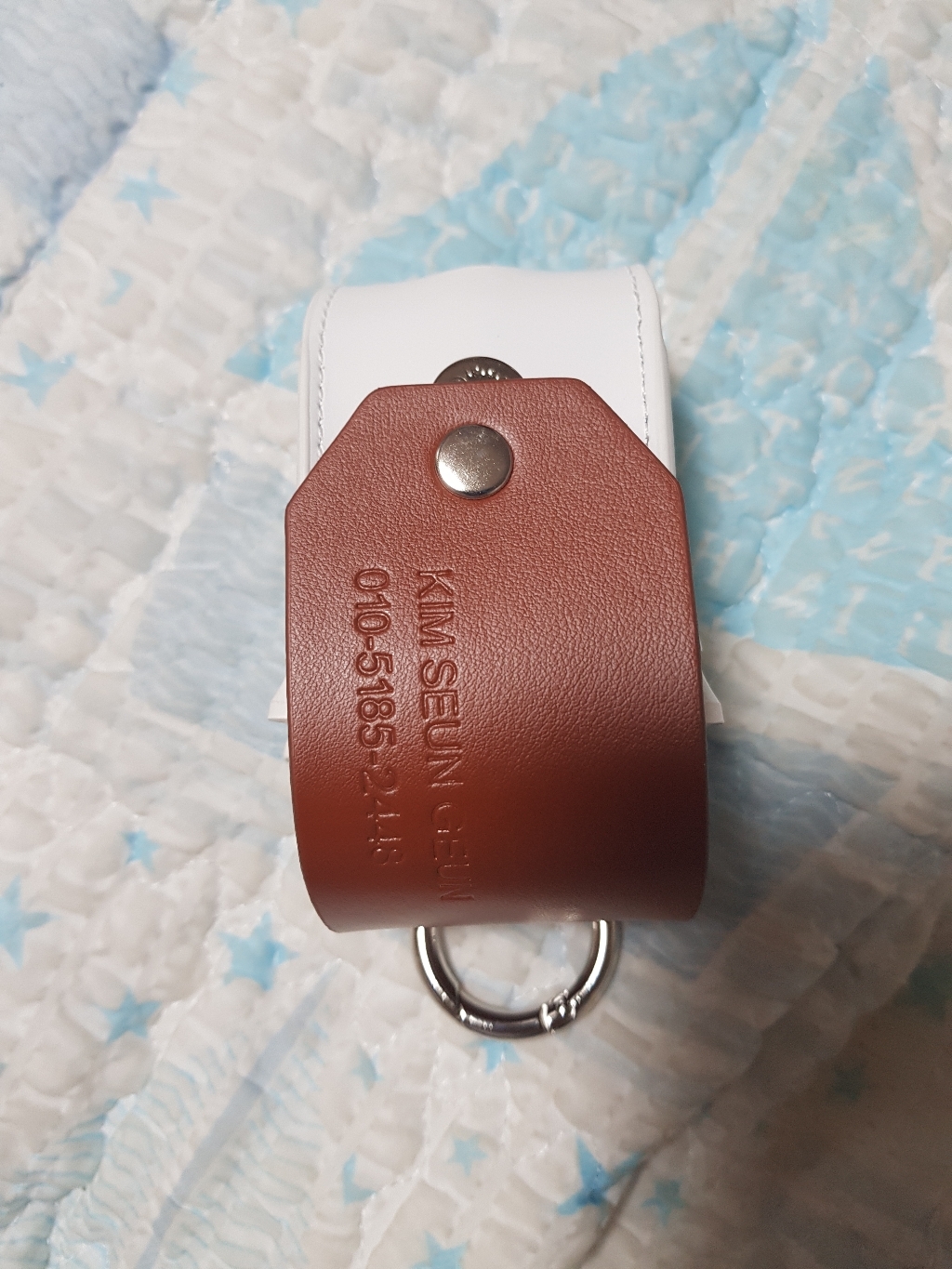 모두샵 골프공 볼 주머니 케이스 파우치 가방 이니셜각인 2구