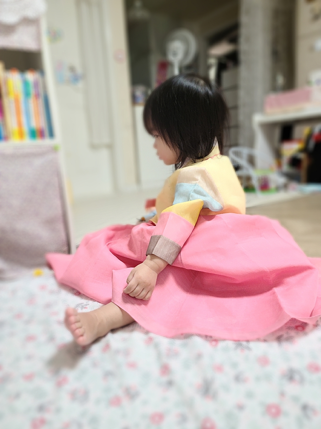 더예한복 여아용 꽃채영 한복 337