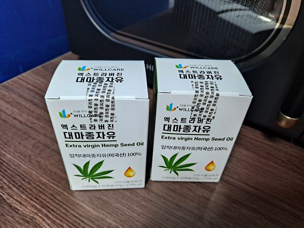 윌케어 엑스트라버진 대마종자유 햄프씨드오일 30캡슐