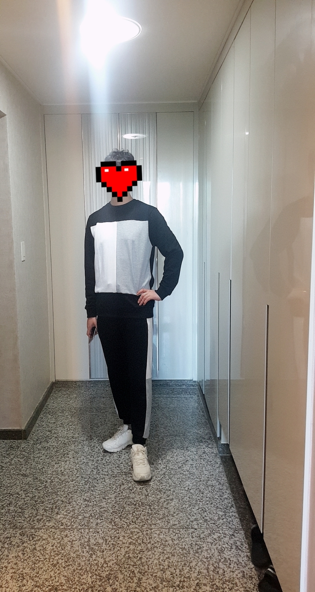 콘피아르 배색 트레이닝세트 TCSU14 리뷰후기