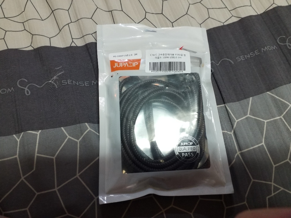 주파집 썬더볼트 D타입 C to C USB 20 고속충전케이블 100W